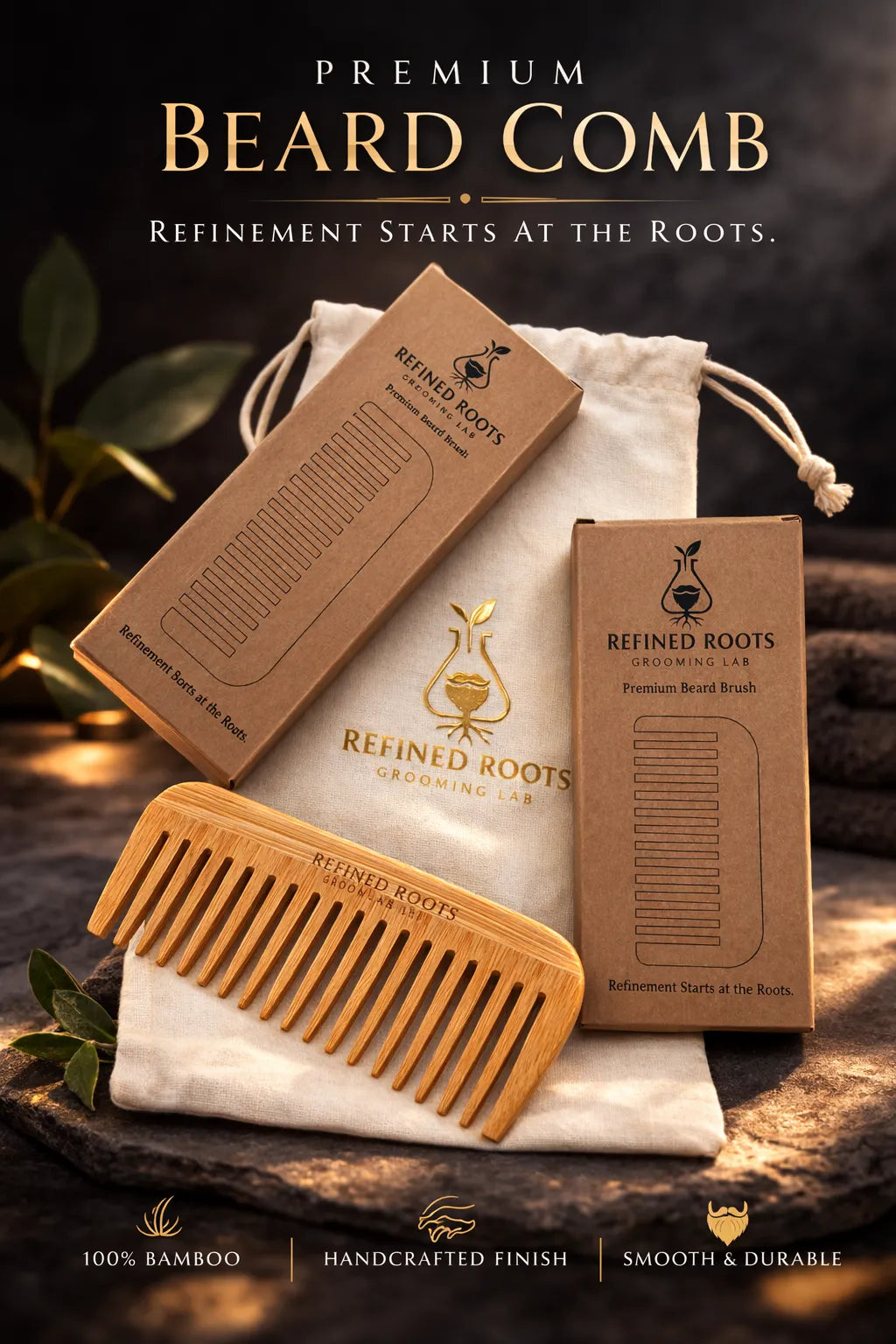 Premium Beard Comb (Large)